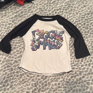 Rowdy Sprouts 6-12 months Raglan Shirt with Graphic Print
